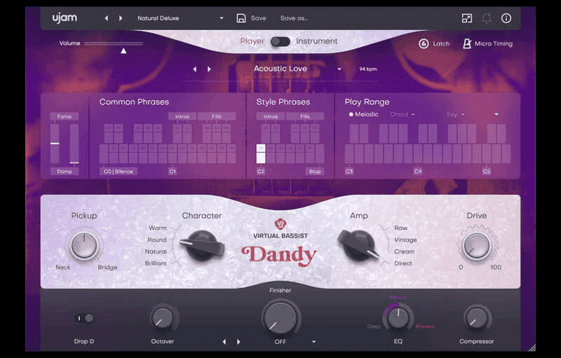 Dandy is a purple digital synthesizer.